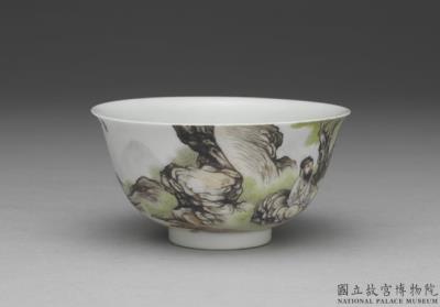 图片[2]-Tea bowl with landscape and figure in falangcai painted enamels, Qianlong reign (1736-1795), Qing dynasty-China Archive